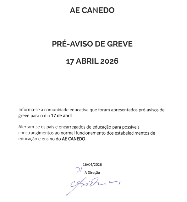 Pre aviso greve 17 abr